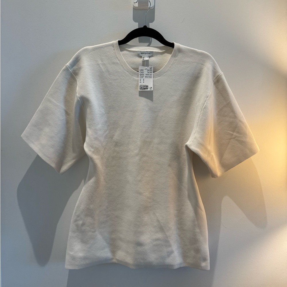 H&M EDITION — NWT CINCHED WAIST TOP
